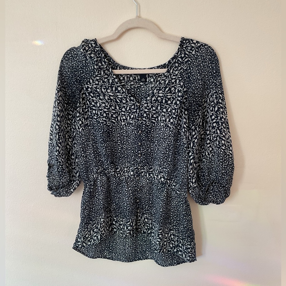 Banana Republic Silk Top Small